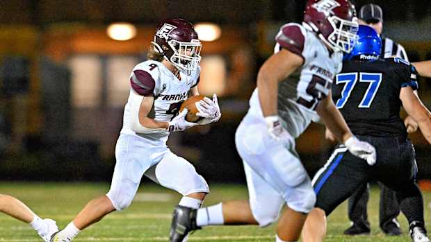a Grant Franklin football Oregon October 6 2023 Leon Neuschwander 18